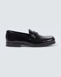 Prada Loafers aus Leder Schwarz