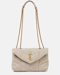 Saint Laurent Schultertasche Puffer Toy Beige