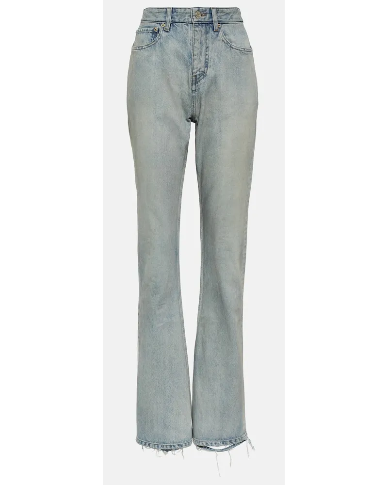 Balenciaga Flared Jeans Blau