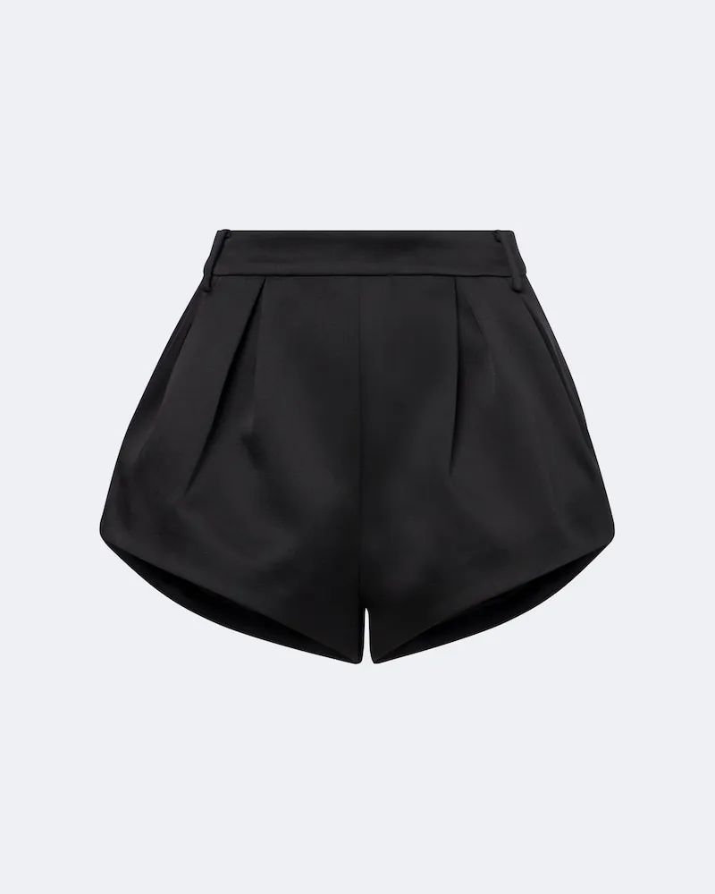 Retrofête Retrofête Shorts Colton aus Satin Schwarz
