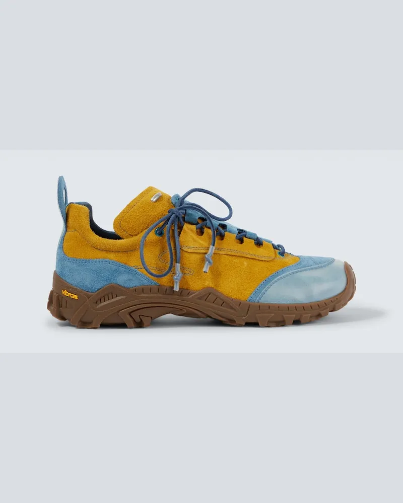 Our Legacy Sneakers Gabe aus Veloursleder Blau