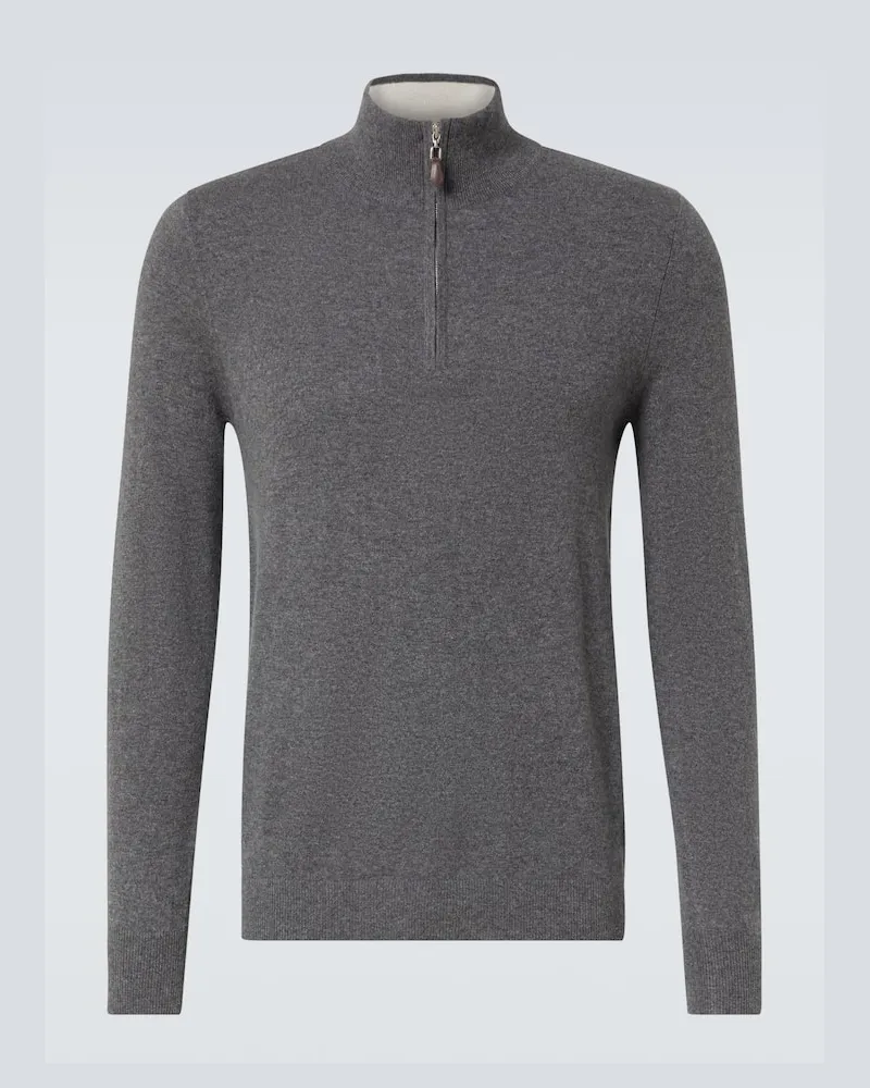 arch4 Pullover Mr Fenchurch aus Kaschmir Grau