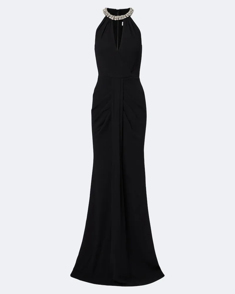 Rebecca Vallance Verzierte Robe Noemie Schwarz