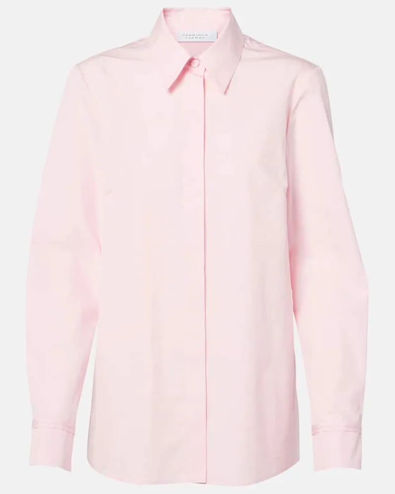 Gabriela Hearst Hemd Cruz aus Baumwolle Violett