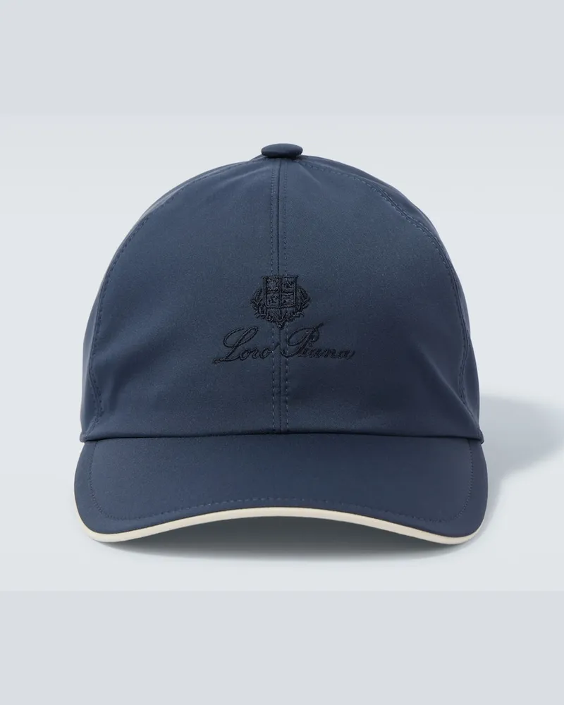 Loro Piana Baseballcap Blau