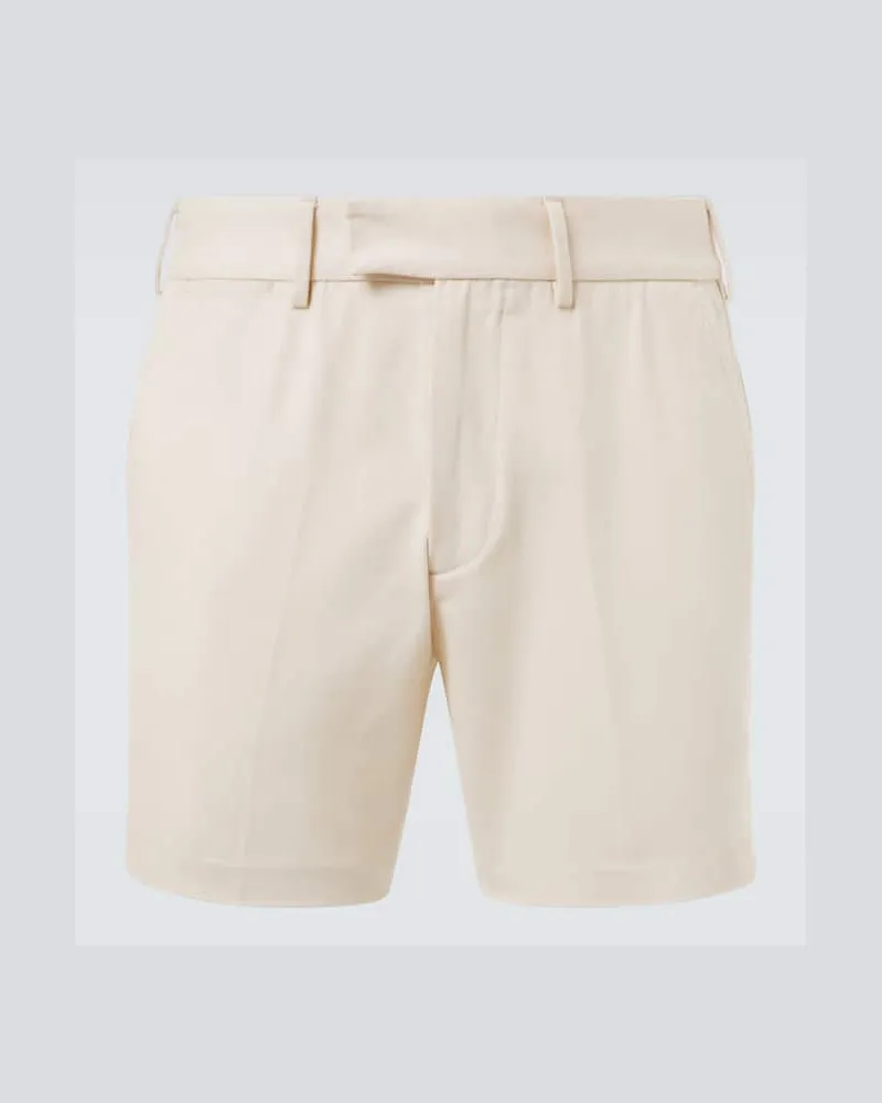 Tom Ford Shorts aus Baumwoll-Drill Weiß