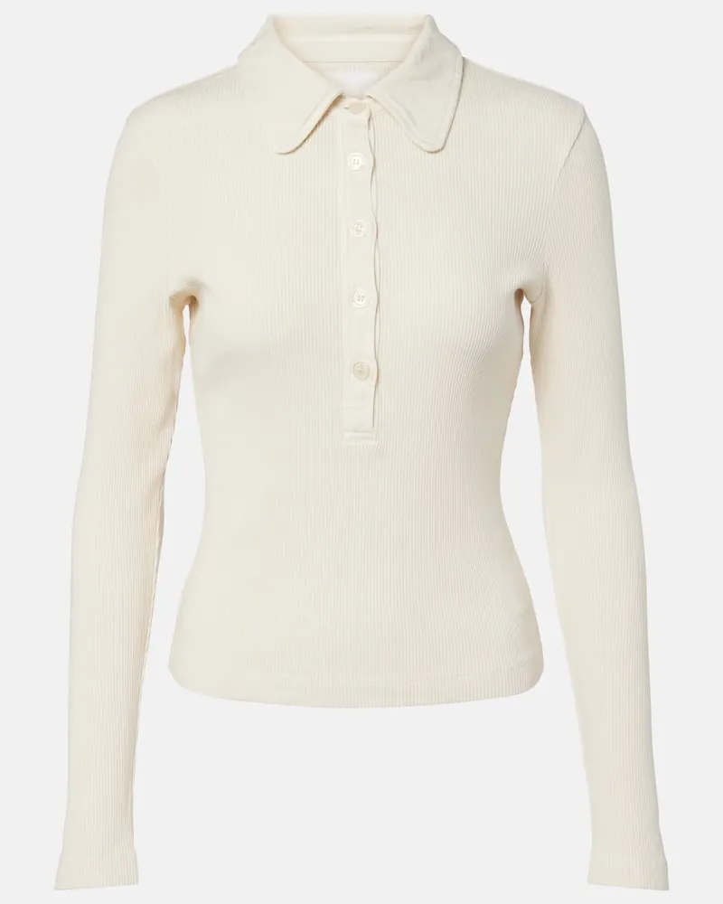 Citizens of humanity Polohemd Brea aus Jersey Weiß