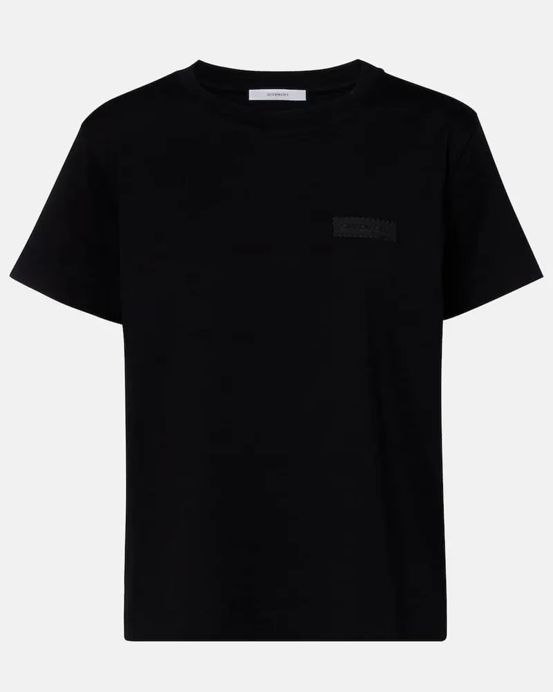 Givenchy T-Shirt aus Baumwoll-Jersey Schwarz
