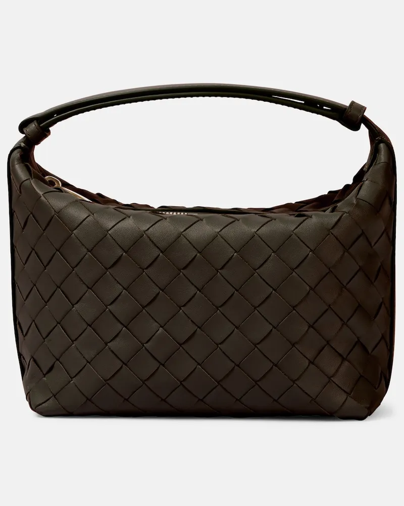 Bottega Veneta Tote Wallace aus Leder Grün