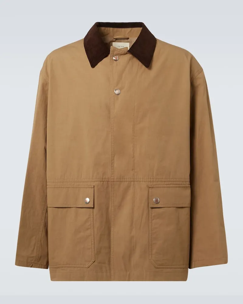 The Row Jacke Frank aus Baumwolle mit Cord Braun