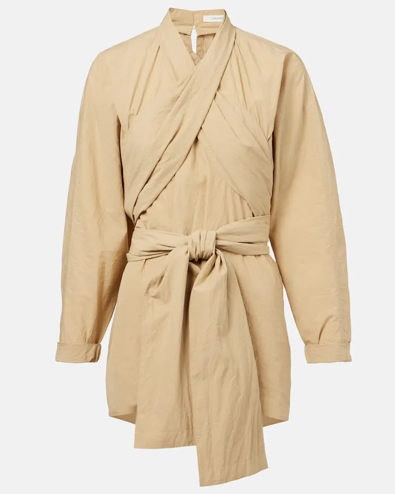 Christophe Lemaire Top aus Baumwolle Beige