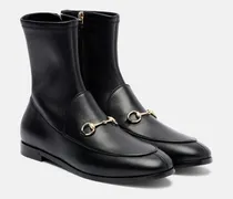 Ankle Boots Horsebit aus Leder