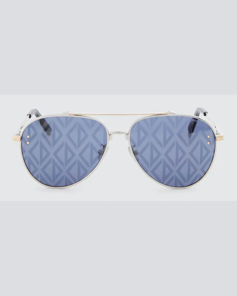 Dior Aviator-Sonnenbrille CD Diamond A1U Blau