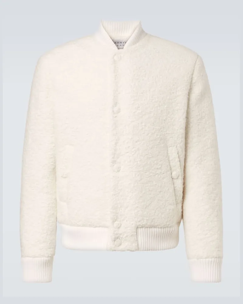 Gabriela Hearst Jacke aus Kaschmir, Alpakawolle, Wolle und Seide Weiß