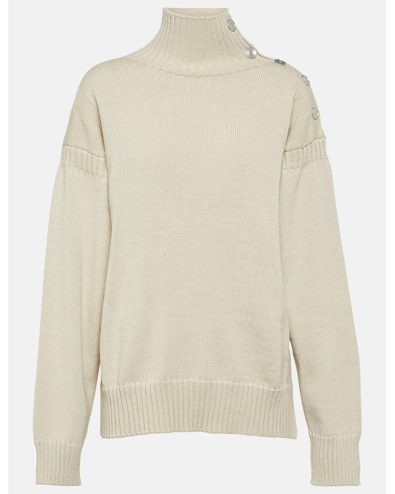 Jil Sander Pullover aus Wolle Nude