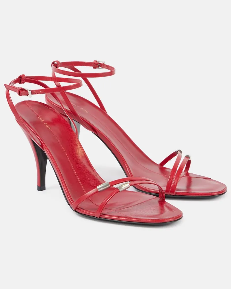 The Row Sandalen Cleo Bijoux aus Leder Rot