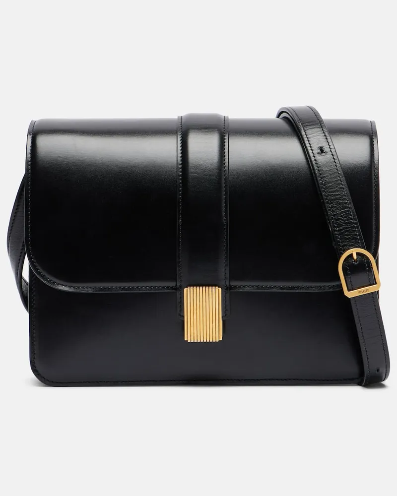 KHAITE Schultertasche Blake aus Leder Schwarz