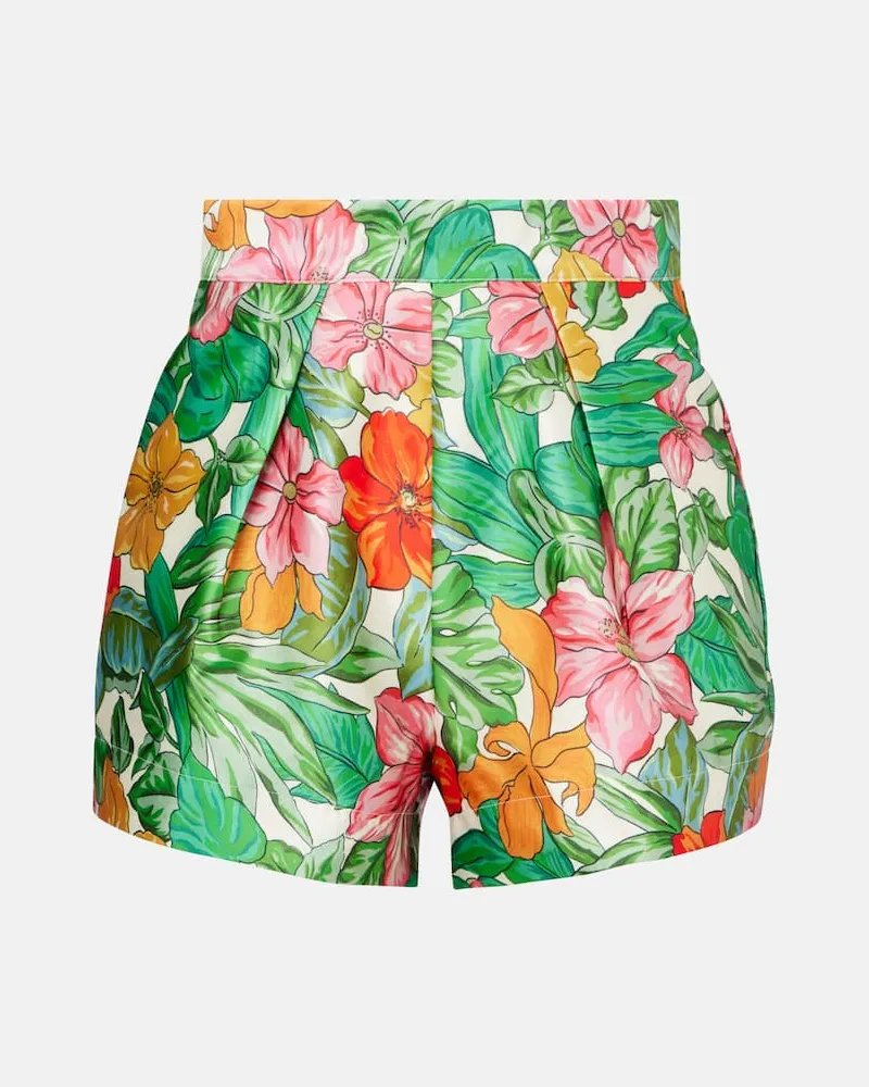 ALEMAIS Alémais Bedruckte High-Rise-Shorts Amelia Multicolor