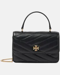 Tory Burch Tote Kira Mini aus Leder Schwarz