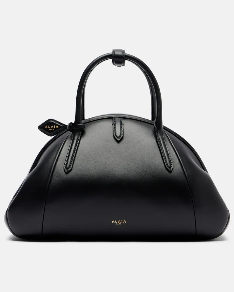 Alaïa Alaïa Henkeltasche Purse Small aus Leder Schwarz