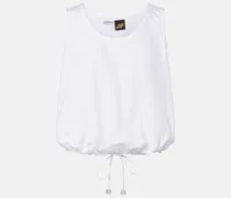 Paula's Ibiza Cropped-Top aus Baumwollpopeline