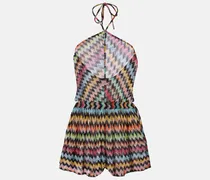 Playsuit Zigzag aus Häkelstrick