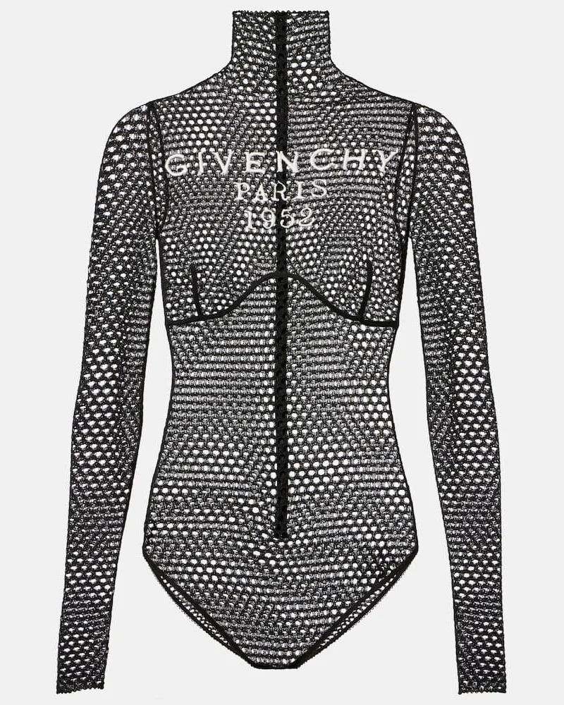 Givenchy Bodysuit aus Mesh Schwarz