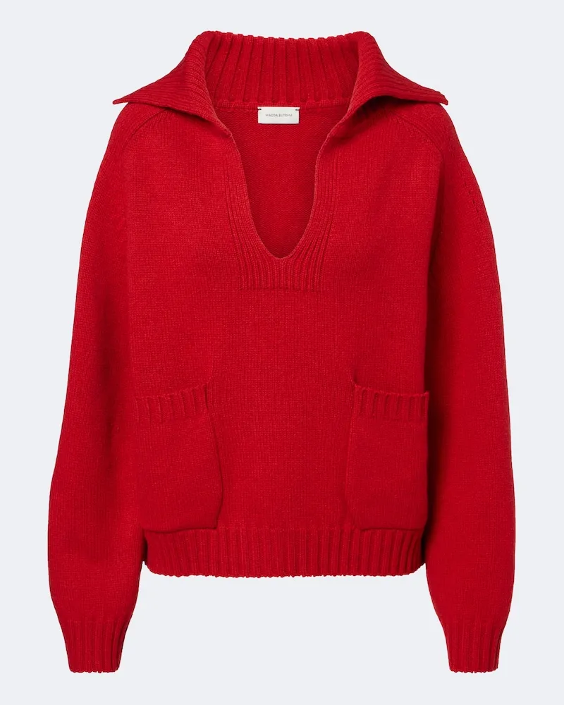 Magda Butrym Polopullover Rot