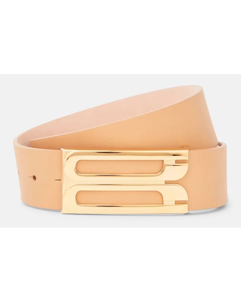 Victoria Beckham Gürtel aus Leder Beige