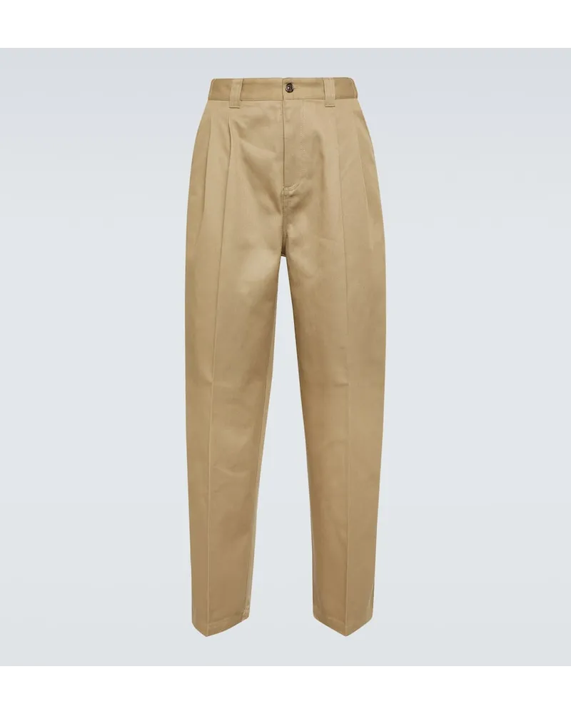 Maison Margiela Gerade Hose Beige