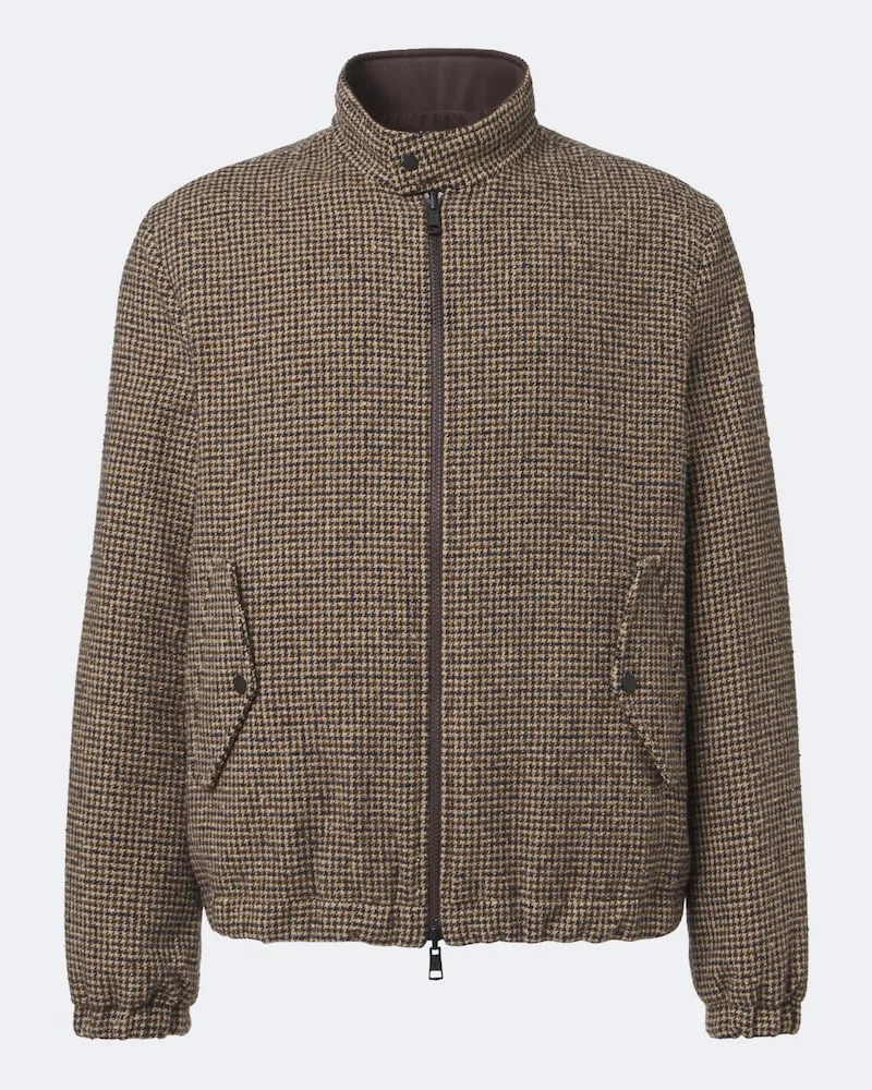 Moncler Wendbare Daunenjacke Ebrodel Braun
