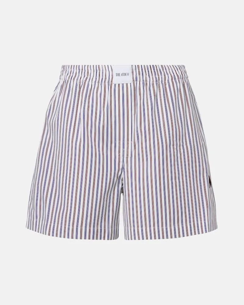 ATTICO Shorts aus Baumwolle Weiß