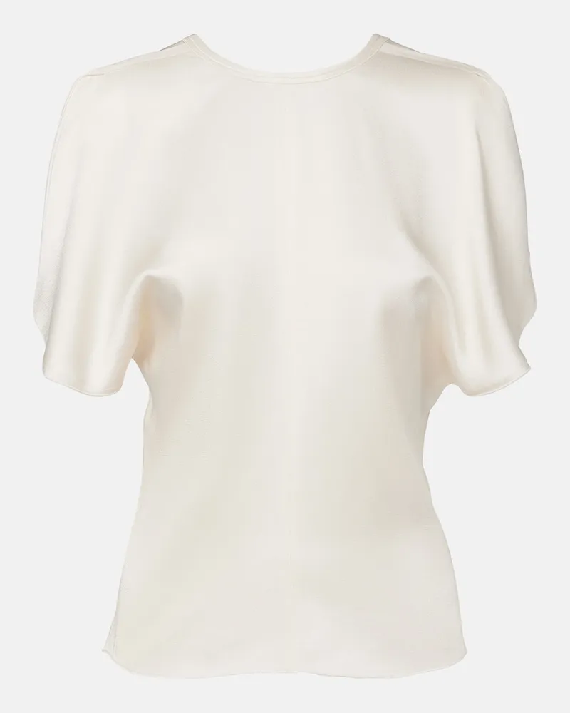 Victoria Beckham Top Bela Weiß