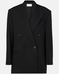 The Row Blazer Timoty aus Wolle Schwarz