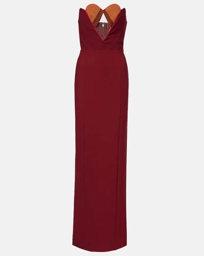 Nensi Dojaka Robe Burgunderrot