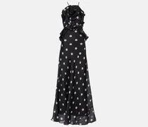 Robe Crush aus Leinen und Seide