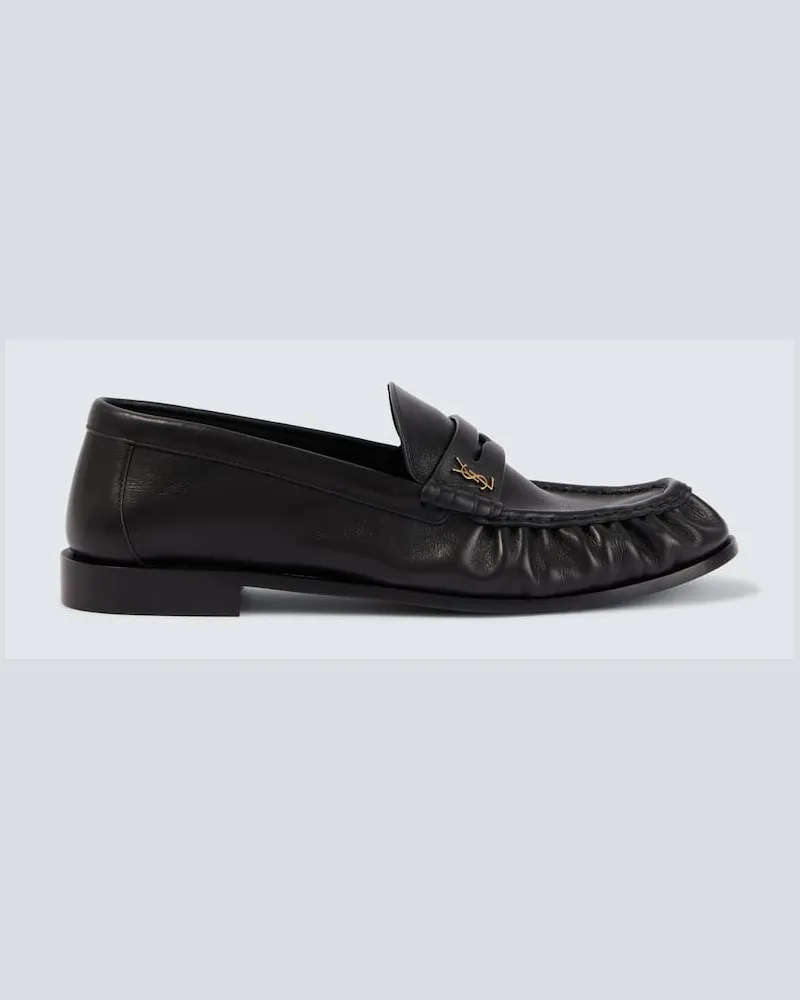 Saint Laurent Loafers Le Loafer aus Leder Schwarz