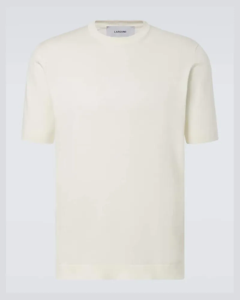 LARDINI T-Shirt aus Baumwolle Weiß