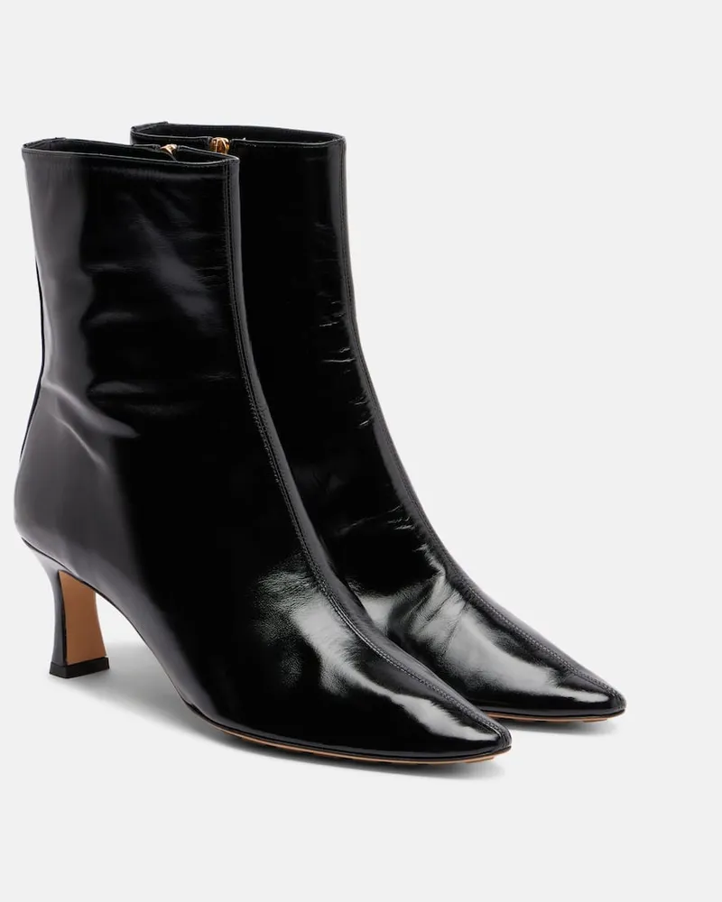 Bottega Veneta Ankle Boots Sofia aus Leder Schwarz
