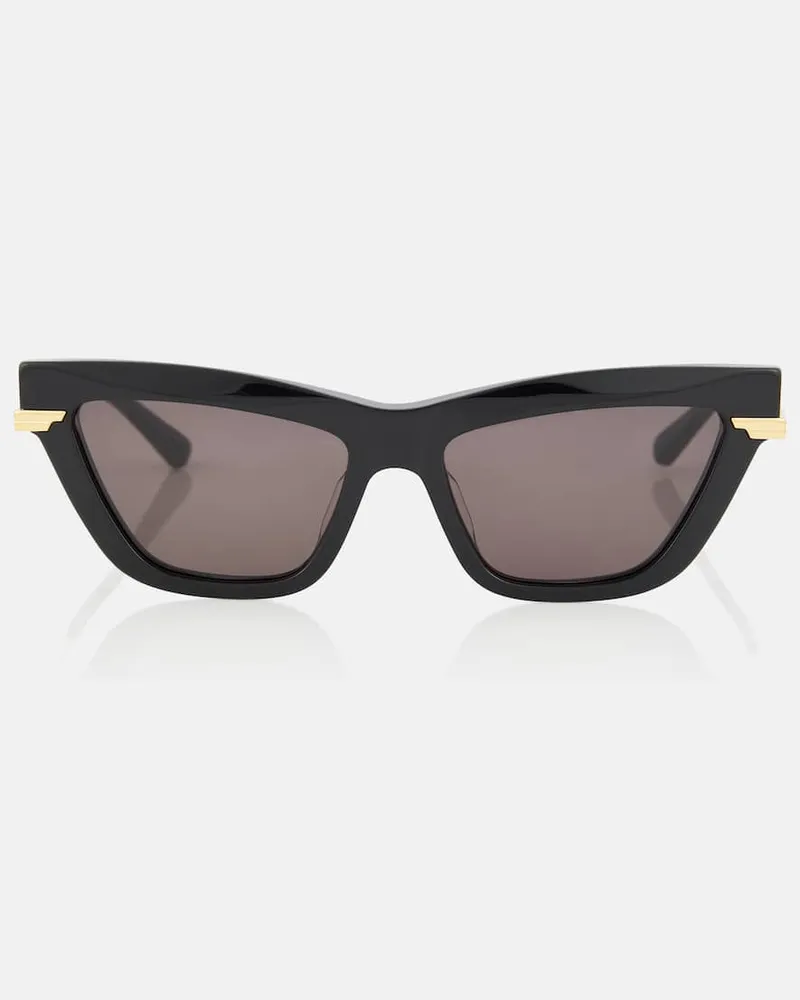 Bottega Veneta Cat-Eye-Sonnenbrille Angle Schwarz