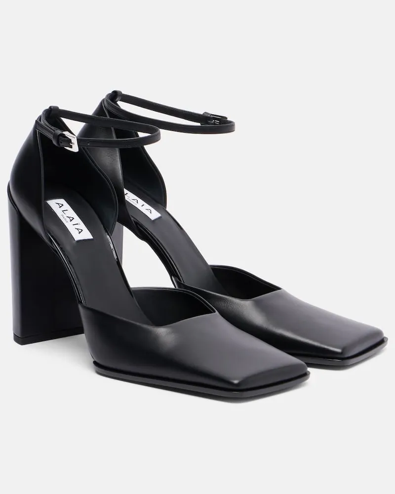 Alaïa Alaïa Verzierte Pumps aus Leder Schwarz