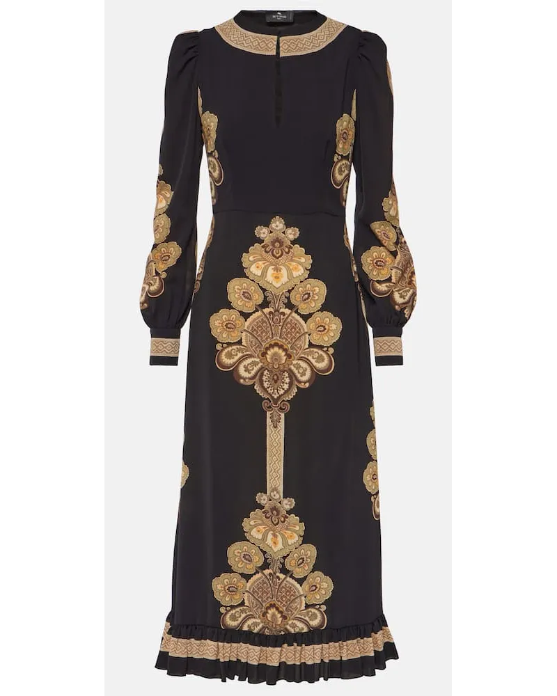 Etro Bedrucktes Midikleid Multicolor