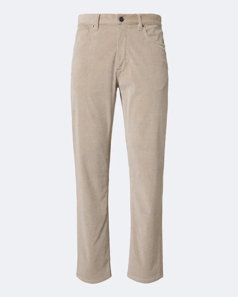 Ermenegildo Zegna Gerade Hose Roccia aus Cord Beige