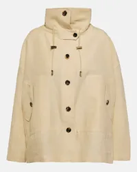 Loro Piana Jacke Dominick aus Leinen Gelb