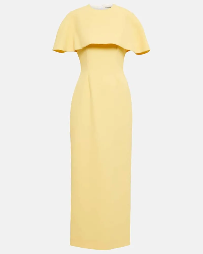 EMILIA WICKSTEAD Robe Elham aus Crêpe Gelb