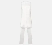 Bridal Verziertes Minikleid aus Satin