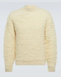 Dries van Noten Pullover aus Wolle Beige