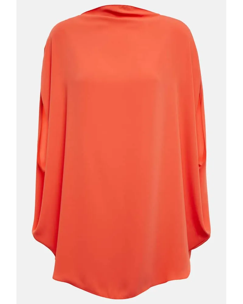 Maison Margiela Top aus Satin Rot