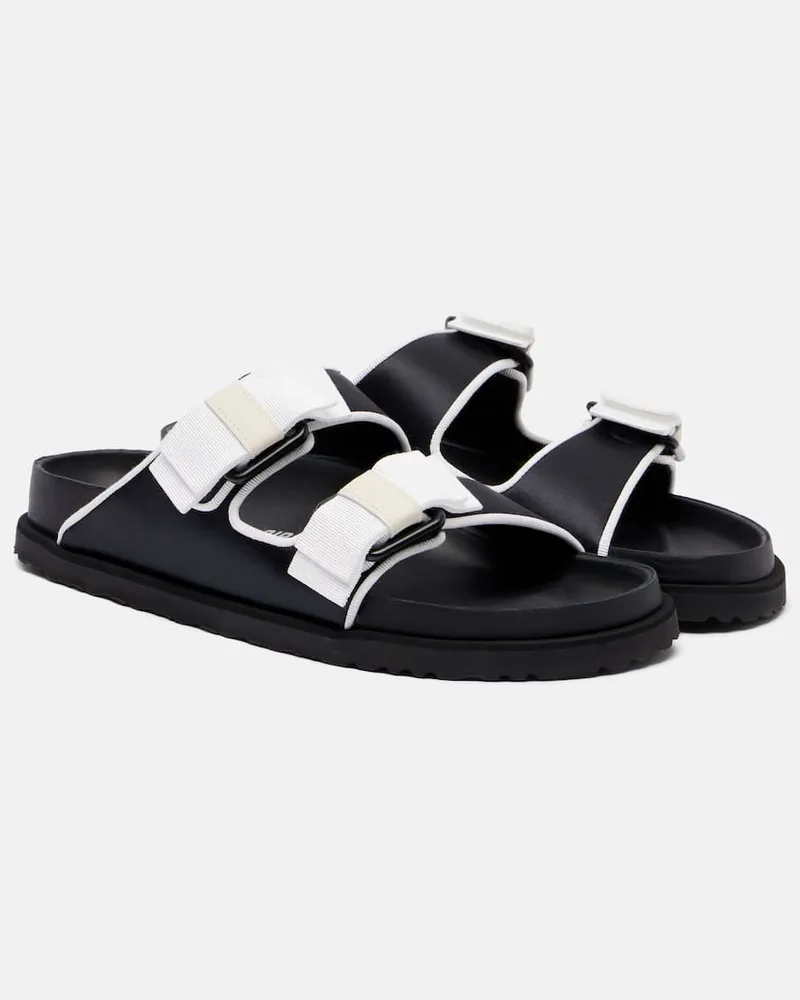 Birkenstock Sandalen Arizona aus Satin Schwarz
