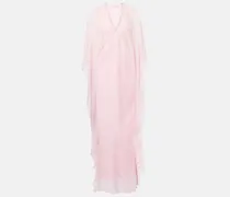Robe aus Seiden-Chiffon